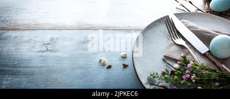 easter, place setting, easters Stock Photo