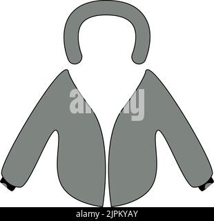 jacket icon vector logo design illustration Stock Vector
