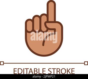 Attention sign pixel perfect RGB color icon Stock Vector Image & Art ...
