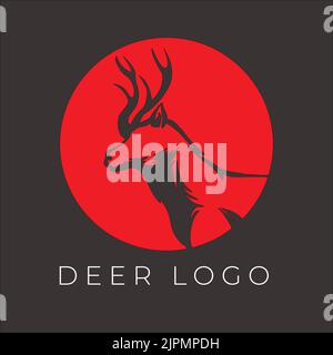 Deer Logo for all busniess Stock Vector