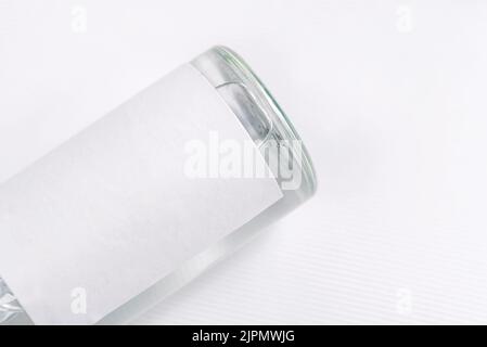 Water Bottle Mock Up isolated on white Stock Photo