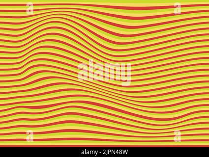 Abstract background smooth curve texture wavy distortion backdrop graphic design wallpaper pattern template vector illustration Stock Vector