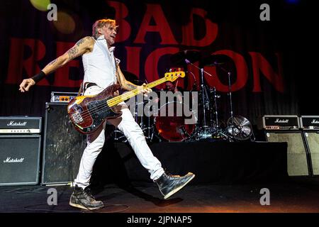 Italy 22 June 2022 Bad Religion live at Alcatraz club in Milan © Andrea Ripamonti / Alamy Stock Photo