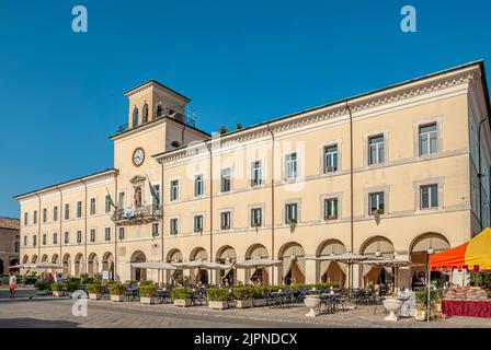 Municipio of Cervia, Town Hall, Emilia-Romagna, Italy. Stock Photo