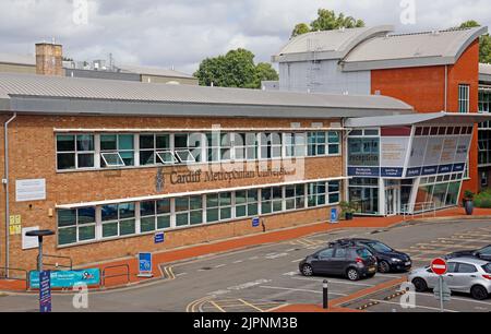 Cardiff Metrapolitan University, Llandaff campus. Western Avenue. University of the Year, UK and Ireland. 2021. Taken Summer 2022. August Stock Photo