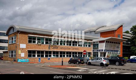 Cardiff Metrapolitan University, Llandaff campus. Western Avenue. University of the Year, UK and Ireland. 2021. Taken Summer 2022. August Stock Photo