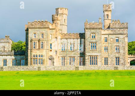 Lews Castle, Victorian era castle in Stornoway, Isle of Lewis, Scotland Stock Photo