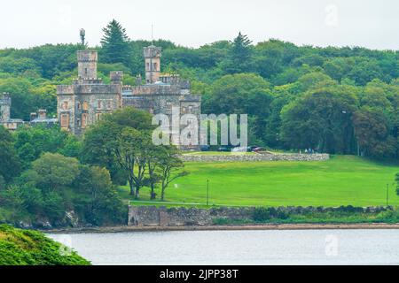 Lews Castle, Victorian era castle in Stornoway, Isle of Lewis, Scotland Stock Photo