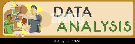 Handwriting text Data Analysis, Word Written on Translate numbers to Analytical Conclusion Forecasting Two Colleagues Talking About Recent Crutial Ann Stock Photo