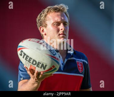 Jez Litten of Hull KR arrives ahead of the Betfred Super League Round 4 ...