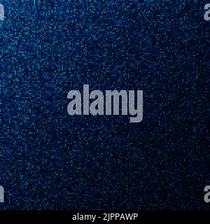 abstract blue technology pixel background, vector illustration Stock Vector