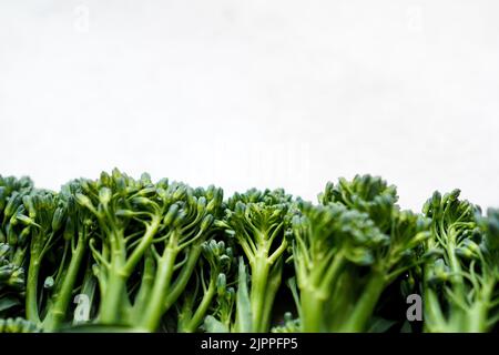 fresh green broccolini (baby broccoli) Stock Photo