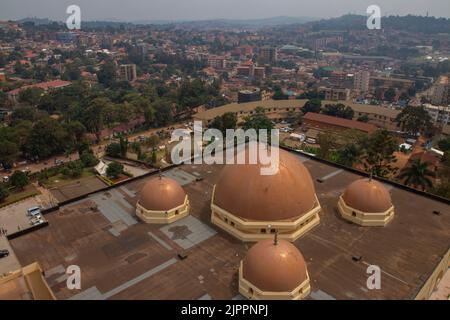 The Uganda National Mosque is a mosque located at Kampala Hill in the Old Kampala area of Kampala, Uganda. Stock Photo