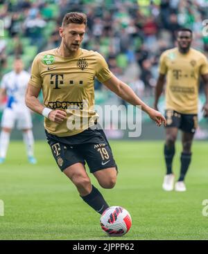 BUDAPEST, HUNGARY - APRIL 2: Balint Vecsei of Ferencvarosi TC