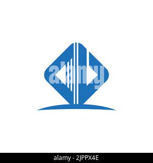 construction logo, build emblem, architecture logo Stock Vector