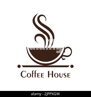 Coffee logo, coffee shop logo symbol Stock Vector