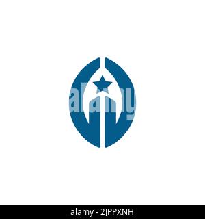 graduated logo universty symbol  education icon vector Stock Vector