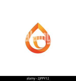Gas Station modern logo  icon  symbol vector Stock Vector