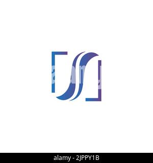 elevator logo, elevator door symbol Stock Vector