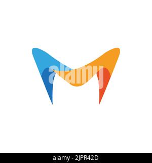 minimal mail logo template design. Stock Vector