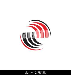 harvester logo, farming machine logo Stock Vector