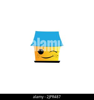 real estate logo, company logo design emblem Stock Vector