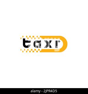 taxi logo emblem, urban vehicle transport logo Stock Vector