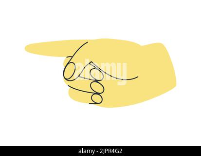 Colorful hands holding paper. Different gestures sign vector. Thumb up, poiner Stock Vector