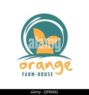 orange e logo, orange font, graphic Stock Vector