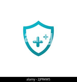 Shield okay logo icon design template elements Stock Vector