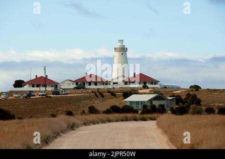 Cape Willoughby Lighthouse - Kangaroo Island - Australia Stock Photo ...