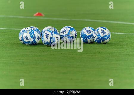 San Nicola stadium, Bari, Italy, September 03, 2022, Official Kombat Ball  Lega B 2022 - 2023 during SSC Bari vs SPAL - Italian soccer Serie B match  Stock Photo - Alamy