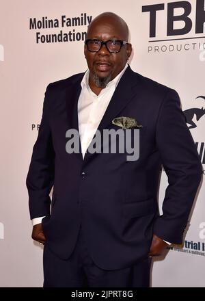 Beverly Hills, USA. 19th Aug, 2022. Bobby Brown walking the red carpet at the Harold and Carole Pump Foundation Gala at the Beverly Hilton in Beverly Hills, CA on August 19, 2022. (Photo By Scott Kirkland/Sipa USA) Credit: Sipa USA/Alamy Live News Stock Photo