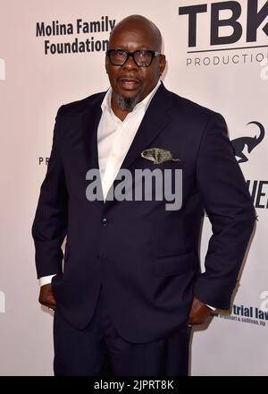 Beverly Hills, USA. 19th Aug, 2022. Bobby Brown walking the red carpet at the Harold and Carole Pump Foundation Gala at the Beverly Hilton in Beverly Hills, CA on August 19, 2022. (Photo By Scott Kirkland/Sipa USA) Credit: Sipa USA/Alamy Live News Stock Photo