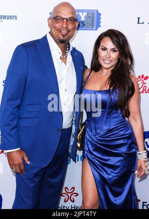 Baseball player David Justice and wife Rebecca Villalobos Justice