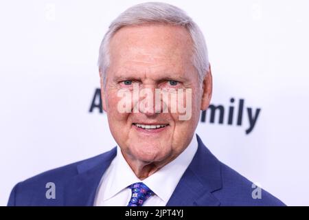 BEVERLY HILLS, LOS ANGELES, CALIFORNIA, USA - AUGUST 19: American basketball executive and former player Jerry West arrives at the 22nd Annual Harold And Carole Pump Foundation Gala held at The Beverly Hilton Hotel on August 19, 2022 in Beverly Hills, Los Angeles, California, United States. (Photo by Xavier Collin/Image Press Agency)