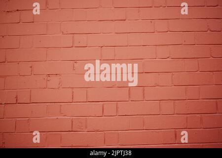 detail show of red color brick wall  Stock Photo
