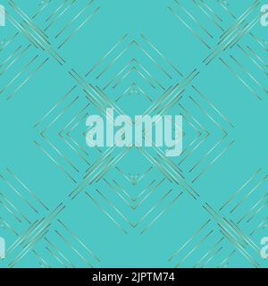 Abstract geometric pattern. Vintage seamless pattern with zigzag gold lines. Suitable for textiles, greeting cards, invitation cards, wrapping paper. Stock Vector