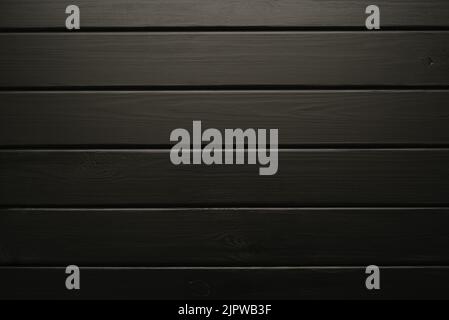 Dark background with black planks texture Stock Photo