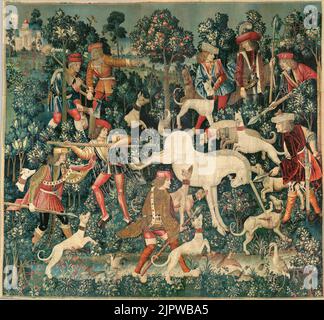 The Unicorn Defends Itself (from the Unicorn Tapestries) – 467640 Stock Photo