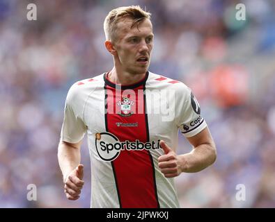 Leicester, UK. 20th Aug, 2022. James Ward-Prowse of Southampton during the Premier League match at the King Power Stadium, Leicester. Picture credit should read: Darren Staples/Sportimage Credit: Sportimage/Alamy Live News Stock Photo