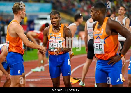 MUNCHEN, GERMANY AUGUST 20 Isayah Boers of the Netherlands after