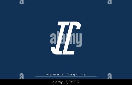 Alphabet letters Initials Monogram logo IC , CI Stock Vector