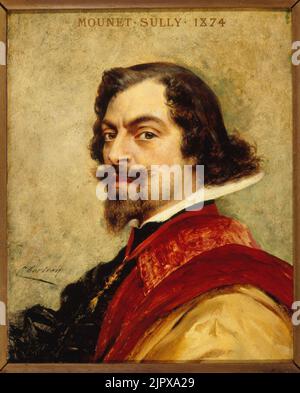 Théobald Chartran - Portrait de Mounet-Sully (Jean-Sully Mounet, 1841-1916, dit), sociétaire de la Comédie-Française Stock Photo