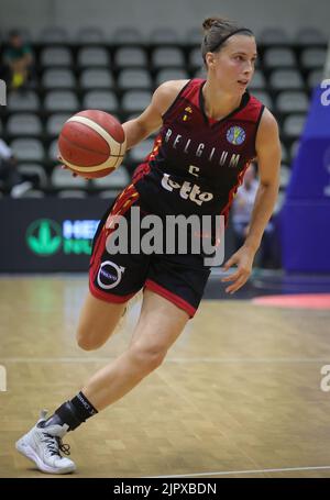 Belgium's Antonia Tonia Delaere pictured in action during a friendly ...