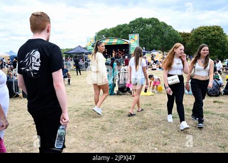 London’s community-powered festival returns with a stellar line-up of local talent, featuring Britain’s Got Talent champions Twist and Pulse, Samm Henshaw, Byron Wallen, the annual Dog Show, plus the spectacular Fields of EveryWhen balloon .The entire festival is programmed and led by the Festival Production Group made up of 14 residents representative of Thamesmead's diverse cultures and neighbourhoods .Together with acclaimed cultural event producers Serious , they delivered an ambitious showcase of local talent . Stock Photo