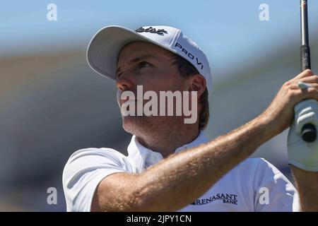 Wilmington, DE, USA. 20th Aug, 2022. Golfer RUSSELL HENLEY in action during the BMW Championship Saturday, Aug 20, 2022, at Wilmington Country Club in Wilmington, Delaware. (Credit Image: © Saquan Stimpson/ZUMA Press Wire) Stock Photo