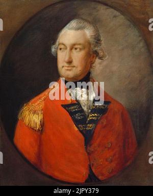 Thomas Gainsborough (1727-88) - Charles, Second Earl and First Marquess Cornwallis (1738-1805) Stock Photo