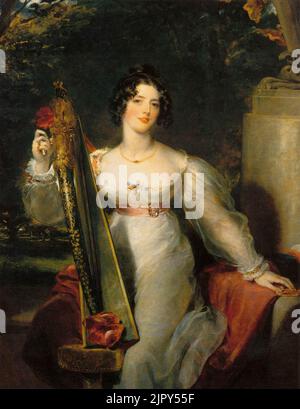 Thomas Lawrence, Portrait of Lady Elizabeth Conyngham (1821–1824, Stock Photo