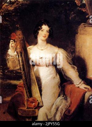 Thomas Lawrence, Portrait of Lady Elizabeth Conyngham (1821–1824) Stock Photo